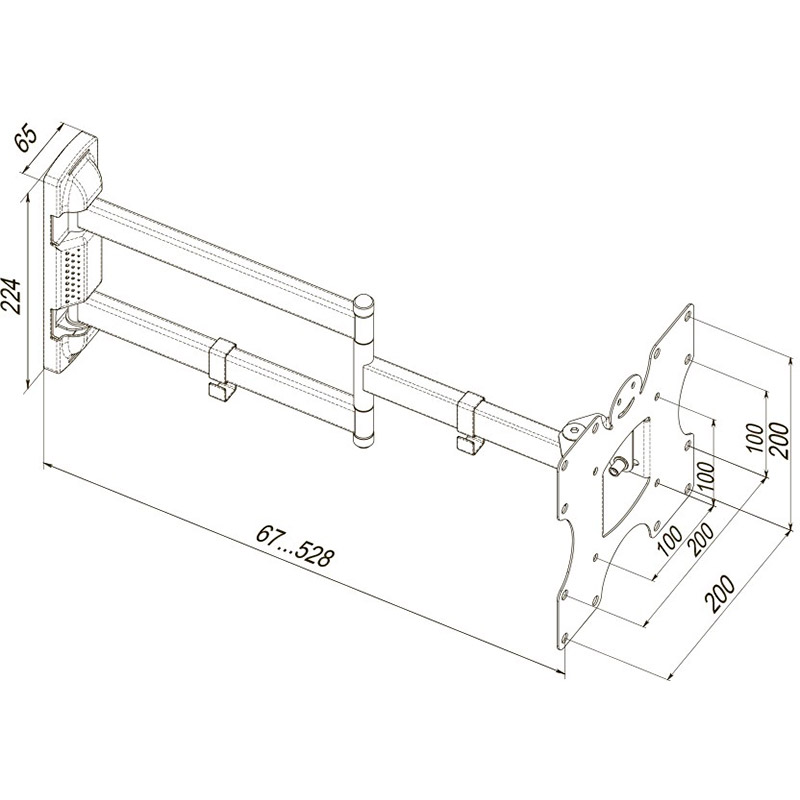 Изображение Кронштейн KSL WMO-4025T