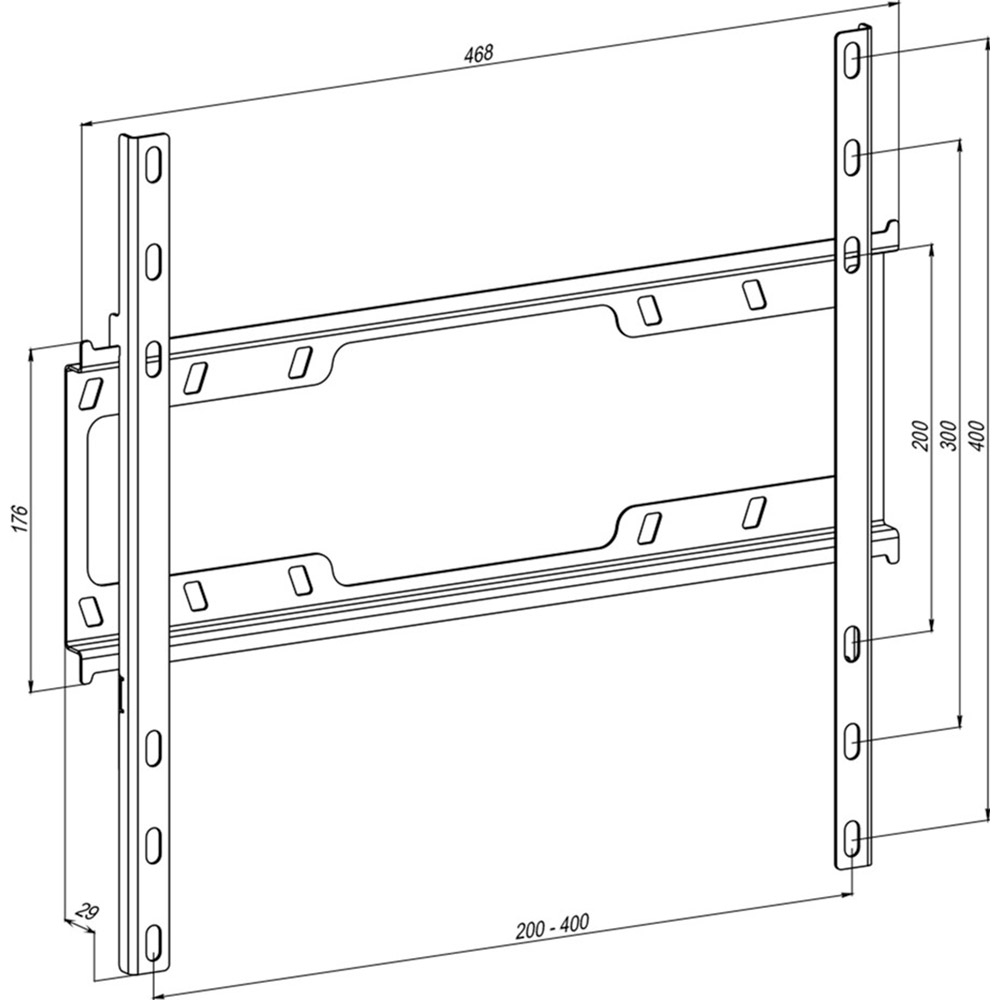 Кронштейн KSL Simpler 48EP Стандарт VESA 200 Х 200