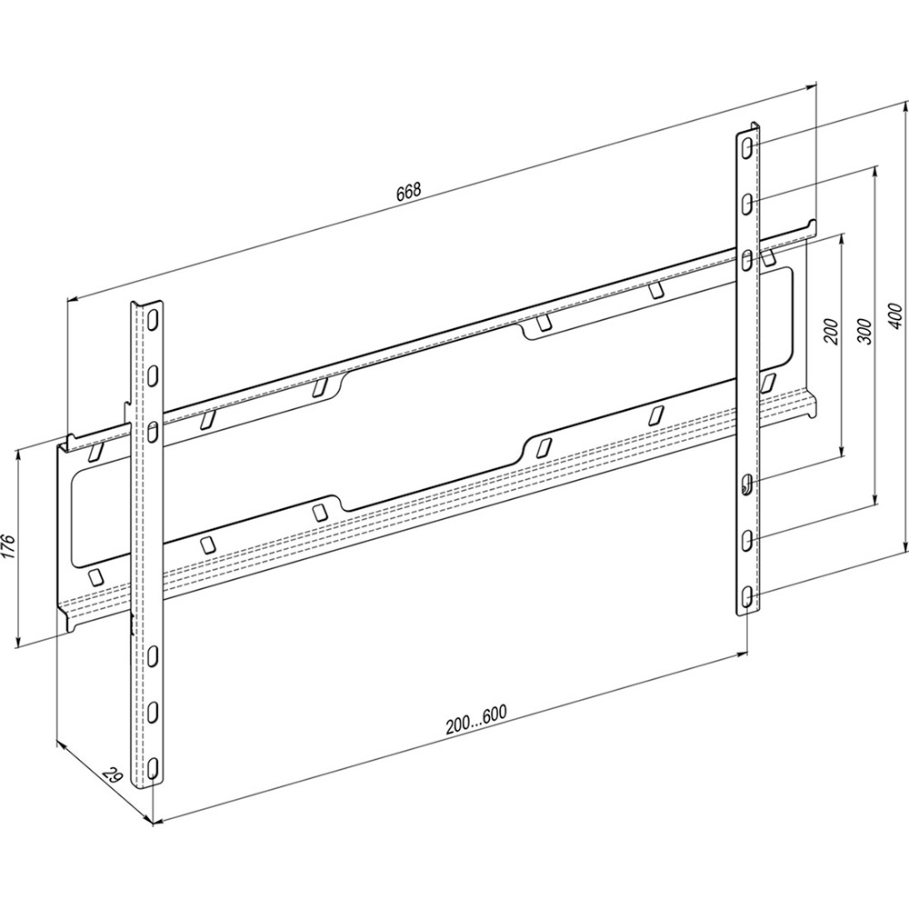 Кронштейн KSL Simpler 68EP Стандарт VESA 200 x 200