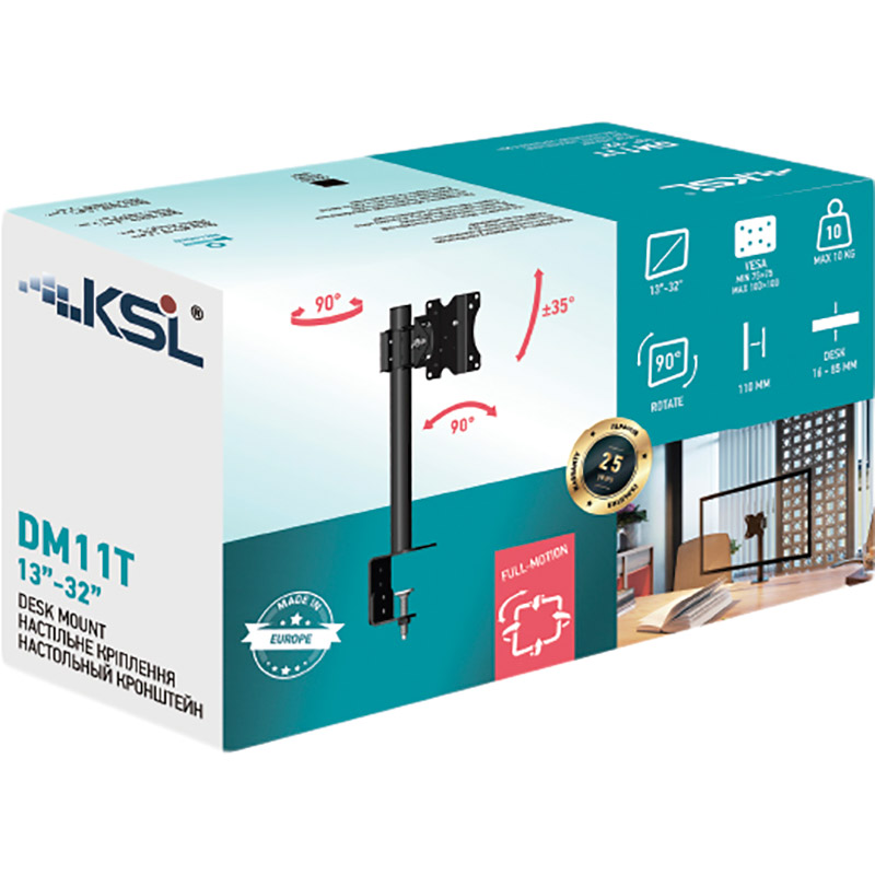 Зображення Кронштейн KSL DM11T