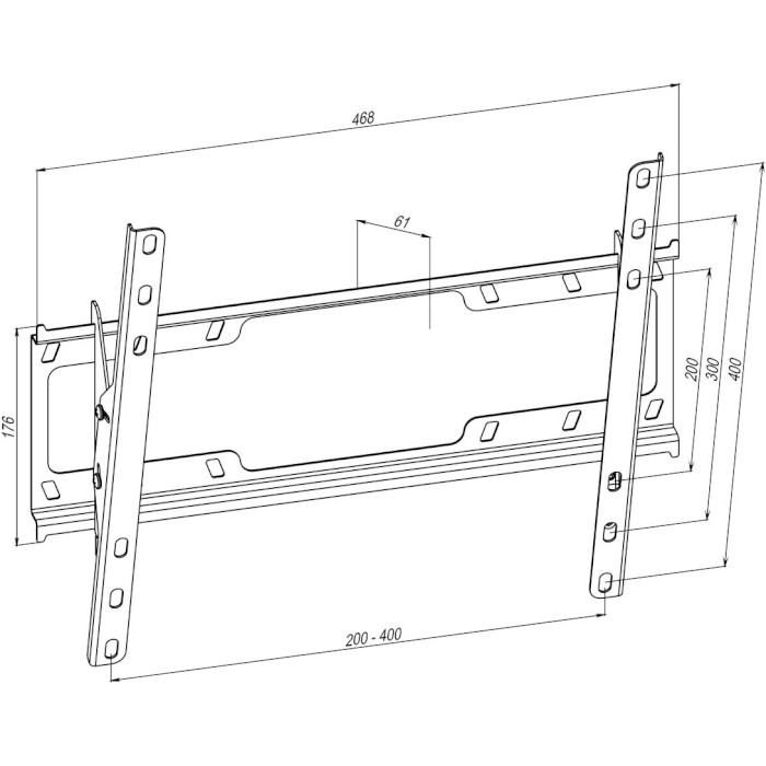 Кронштейн KSL Simpler 48EN Стандарт VESA 200 x 200