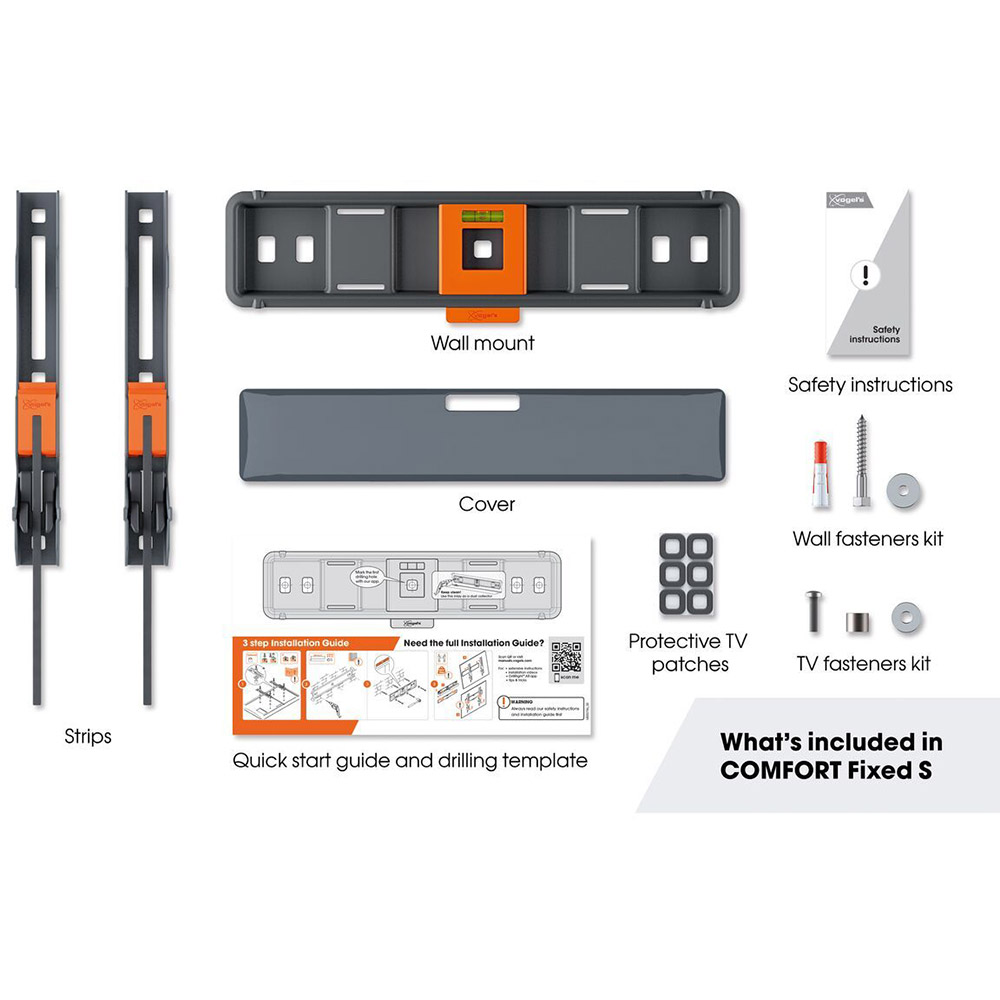 Кронштейн VOGELS TVM 3203 Black Стандарт VESA 200 Х 100