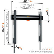 Кронштейн VOGELS TVM 3403 Black