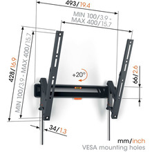 Кронштейн VOGELS TVM 3413 Black