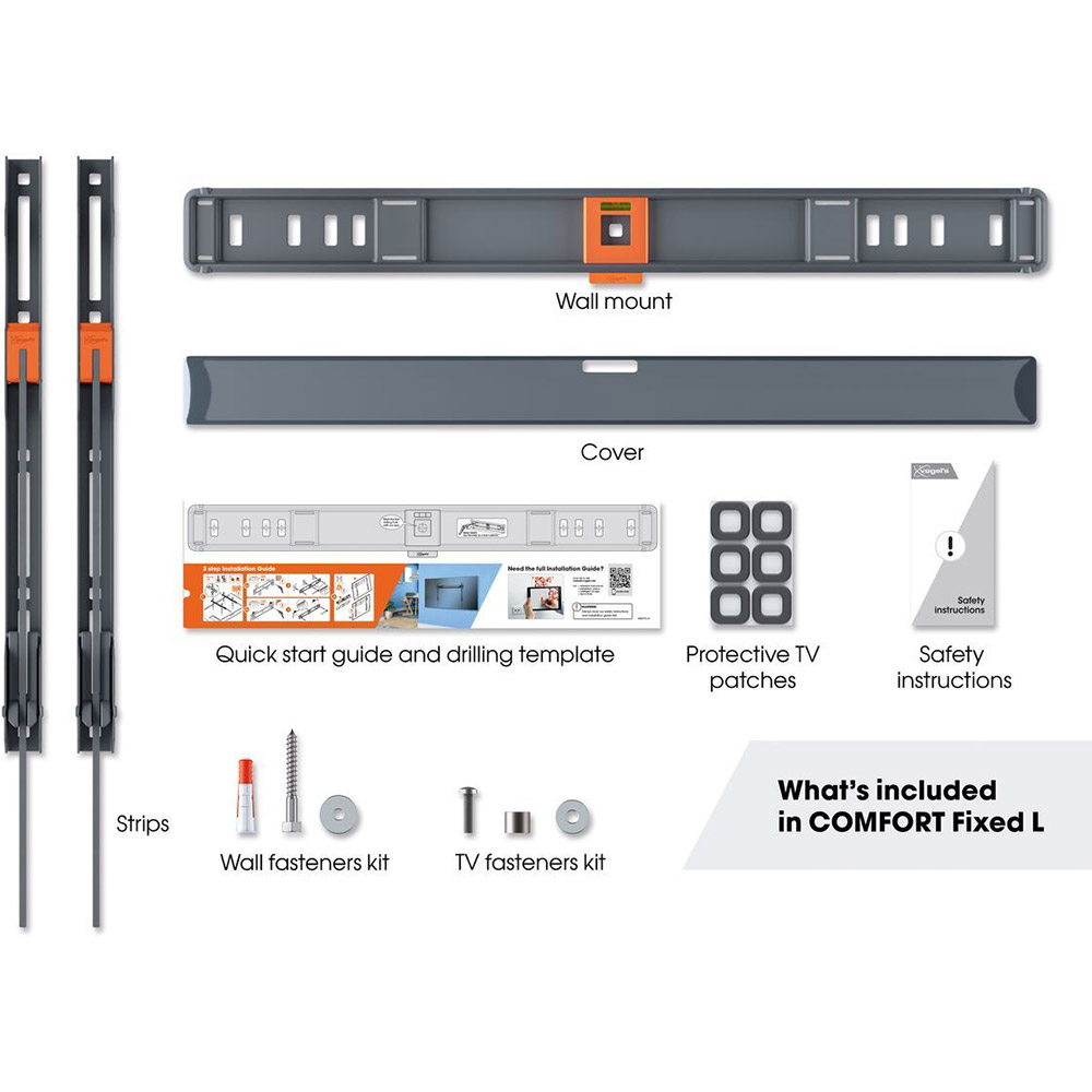 Кронштейн VOGELS TVM 3603 Black Діагональ 40-100