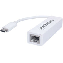 Переходник Manhattan INTRACOM USB Type C - Ethernet RJ45 1000 Mb (507585)