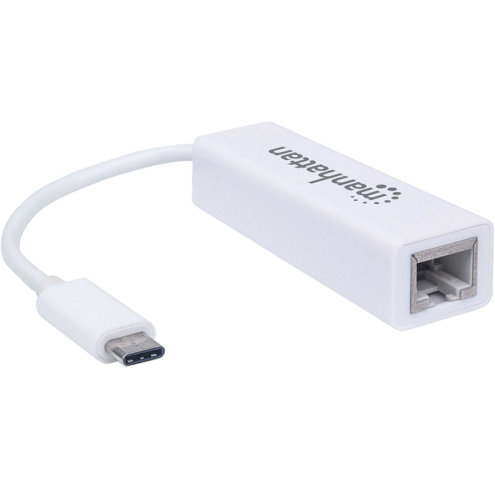 Переходник Manhattan INTRACOM USB Type C - Ethernet RJ45 1000 Mb (507585) Вид переходник