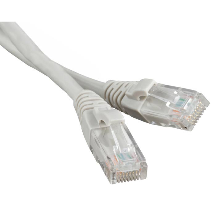 Патч-корд ATCOM UTP, RJ45, Cat.5e 0.5m grey (9159)