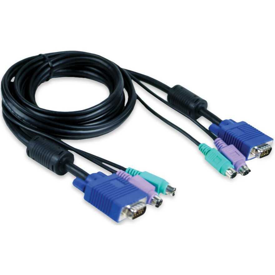 

Кабель D-LINK DKVM-CB для KVM длиной 1,8 м, DKVM-CB, Cable Kit for KVM Products 1.8 m