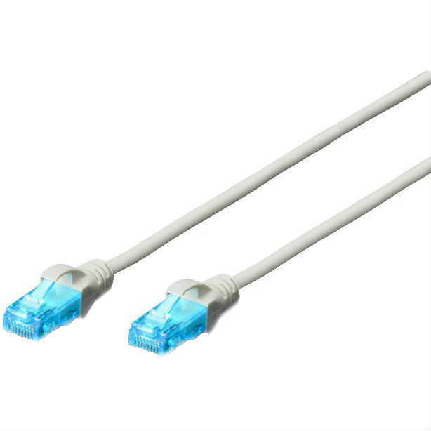 Патч-корд DIGITUS CAT 5e UTP 3 м AWG 26/7 PVC Gray (DK-1511-030)