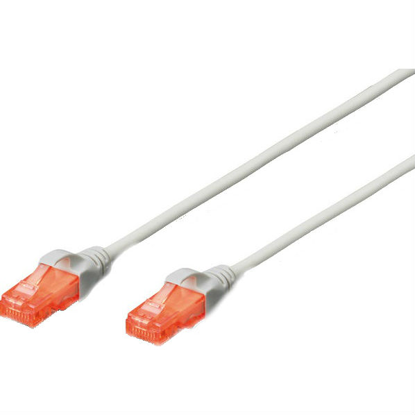 Патч-корд DIGITUS CCA UTP CAT 6 3 м AWG 26/7 PVC Gray (DK-1612-030)