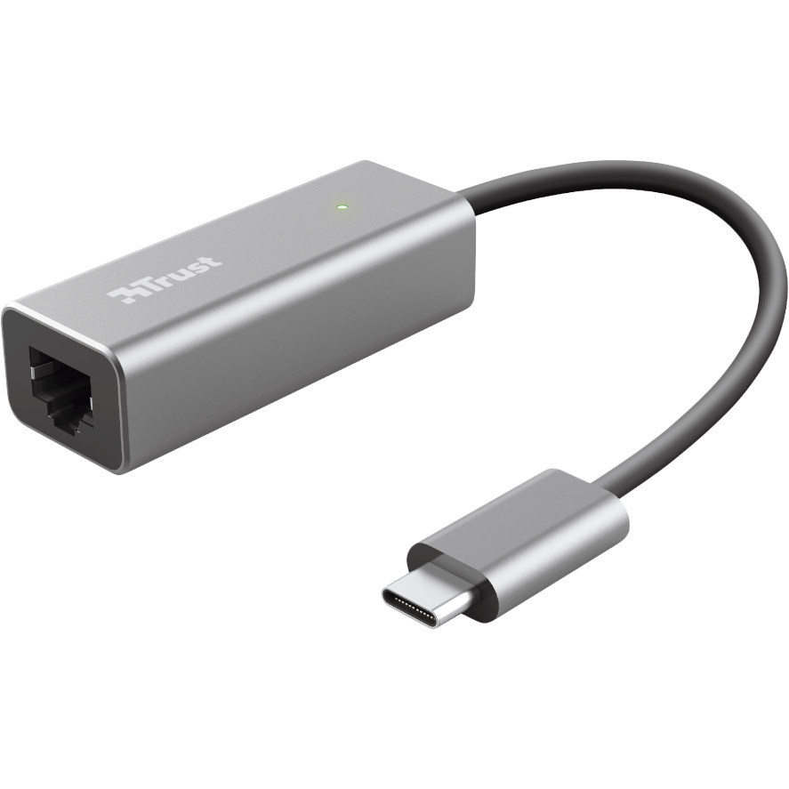 

Переходник TRUST DALYX USB-C NETWORK ADAPTER (23771), DALYX USB-C NETWORK ADAPTER
