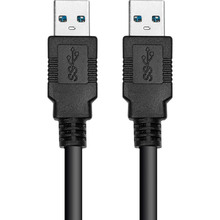 Кабель POWERPLANT USB - USB 1.5 м Black (CA911820)