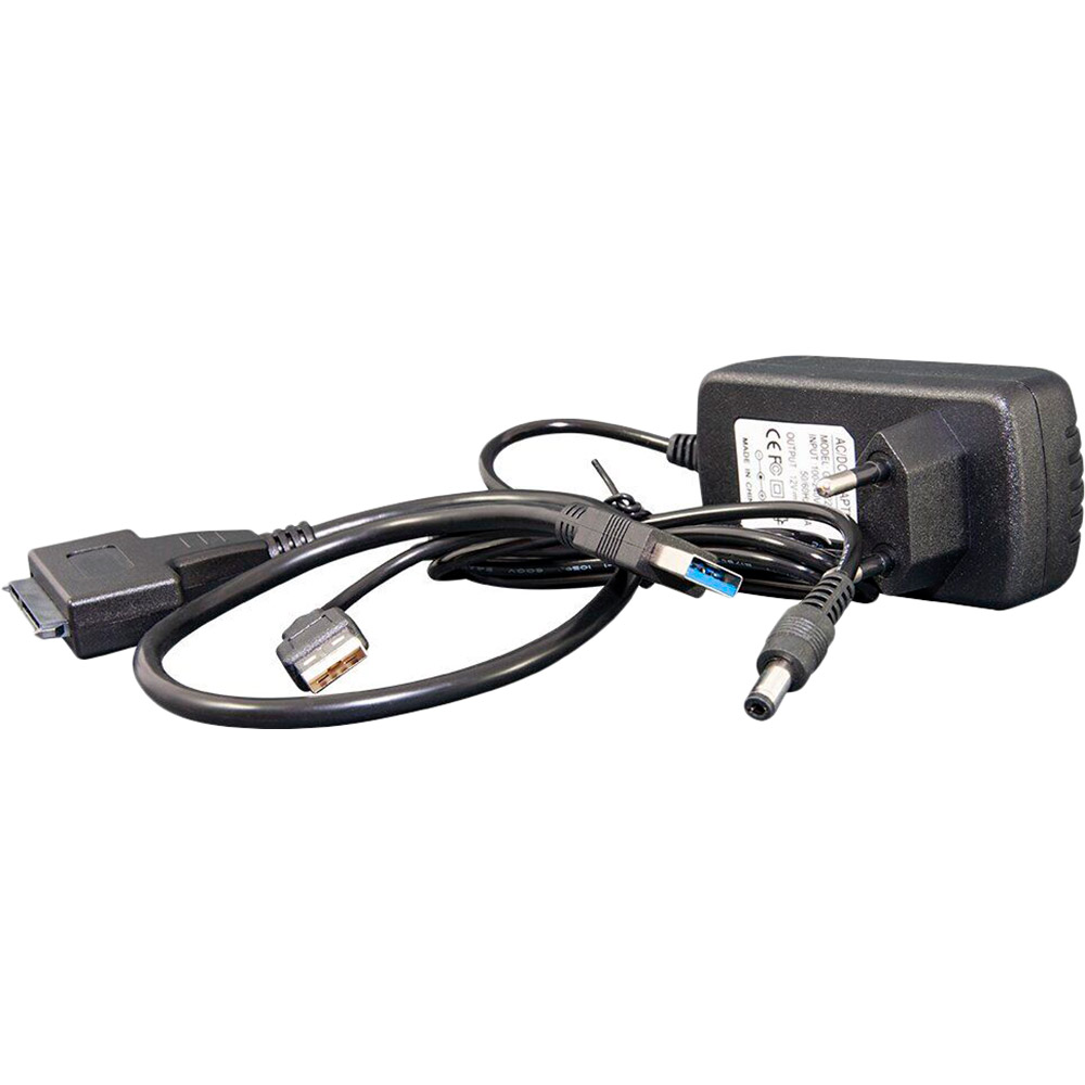 Кабель FRIME 2 х USB 3.0 с БП - SATA I/II/III Black (FHA302001DC)