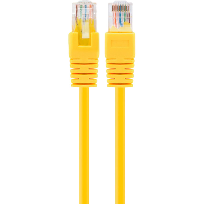 Патч-корд CABLEXPERT CAT5e UTP 0.25 м Yellow (PP12-0.25M/Y)