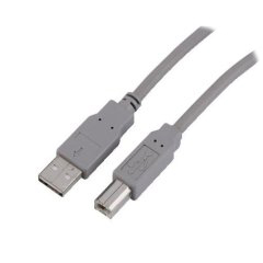 

Кабель HAMA 29195 USB Type A-B 5м, 29195 USBTypeA-B,серый, 5м