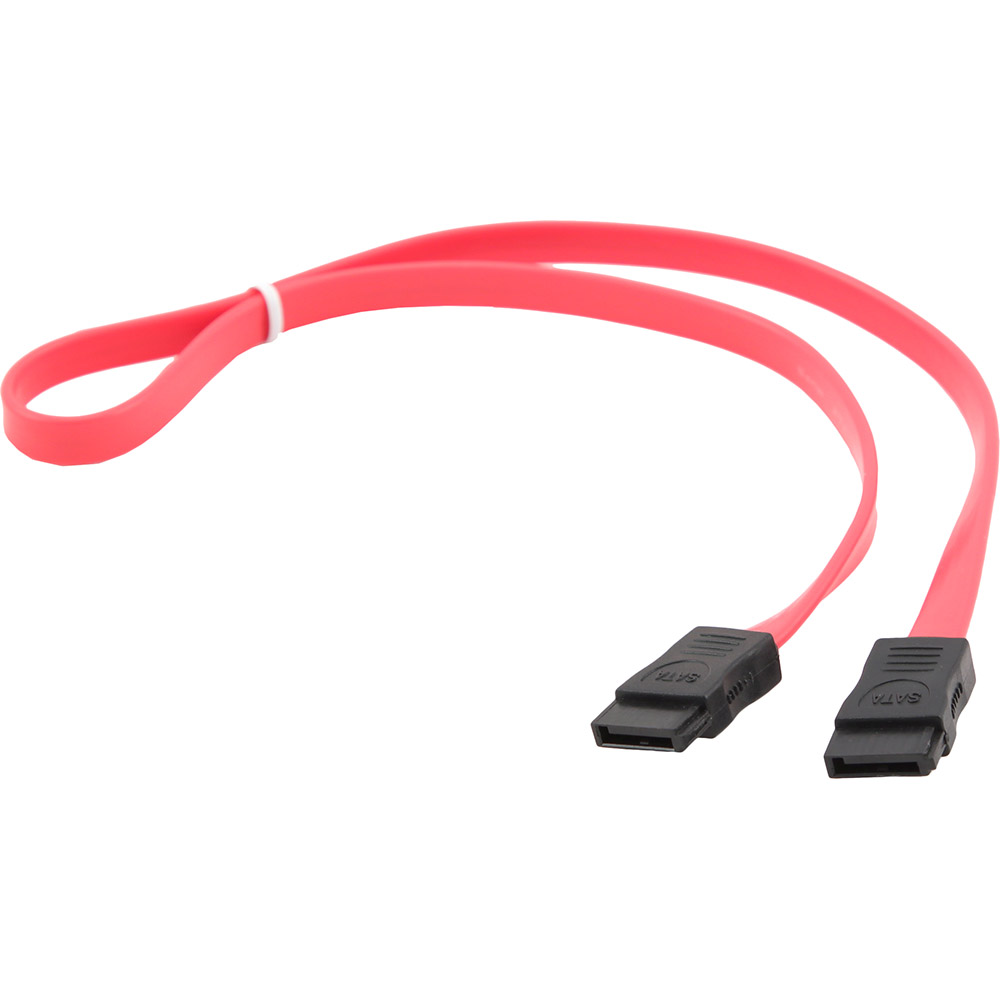 Кабель CABLEXPERT SATA - SATA 1 м Pink (CC-SATA-DATA-XL)