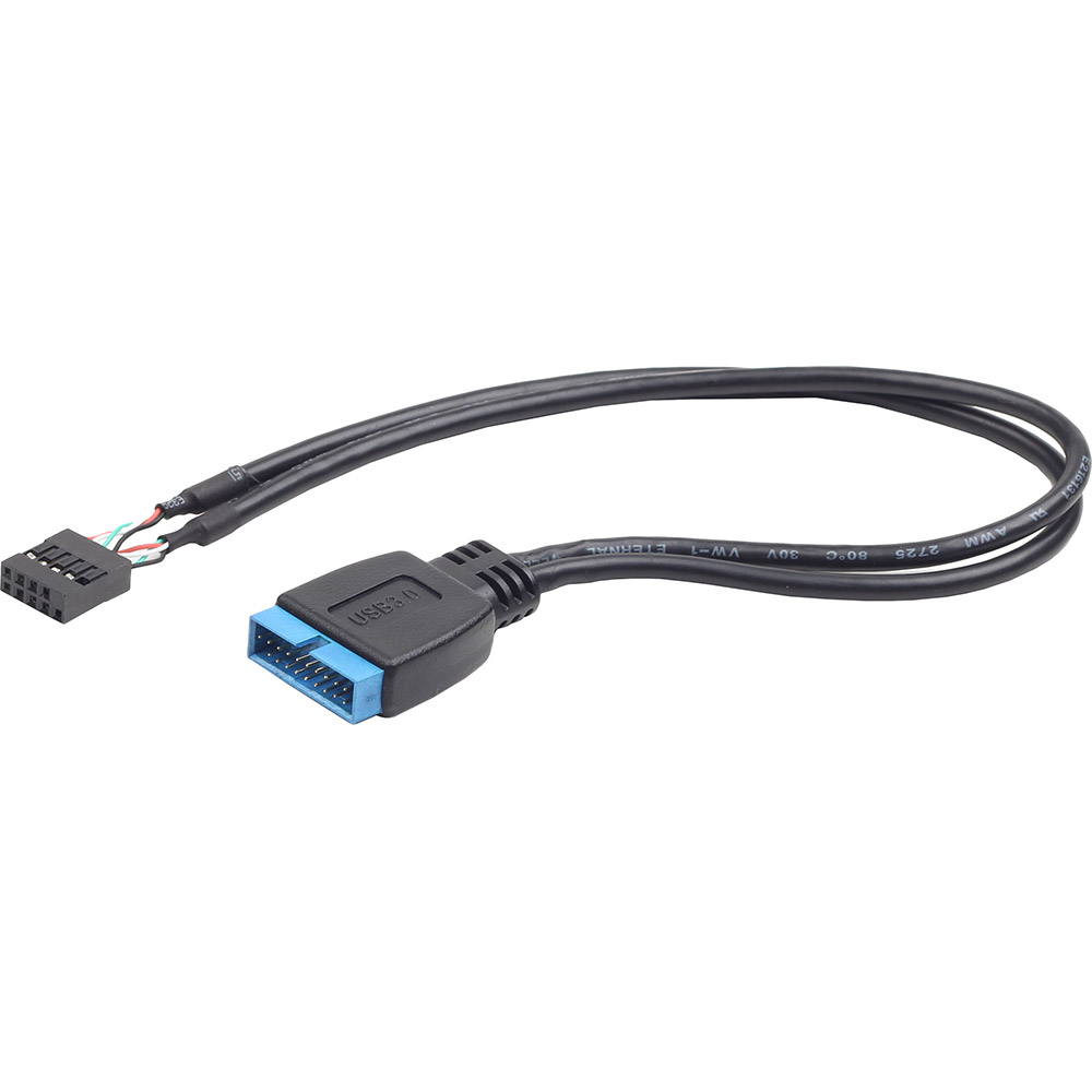 Кабель CABLEXPERT USB 9-pin - USB 19-pin 0.3 м Black (CC-U3U2-01) Вид кабель