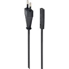 Кабель живлення CABLEXPERT CEE 7/16 - C7 1.8 м, Black (PC-184-VDE)