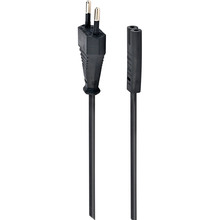 Кабель живлення CABLEXPERT CEE 7/16 - C7 1.8 м, Black (PC-184/2)