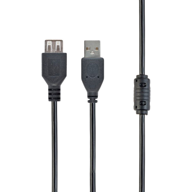 Кабель CABLEXPERT USB 2.0 AM/AF 3 м Black (CCF-USB2-AMAF-10)