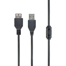 Кабель CABLEXPERT USB 2.0 AM/AF 4.5 м Black (CCF-USB2-AMAF-15)