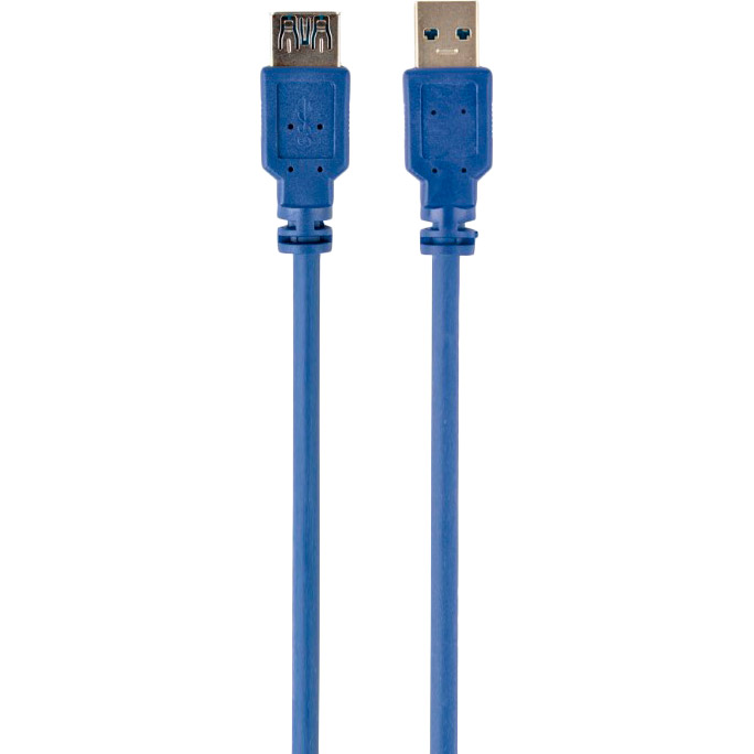 Кабель CABLEXPERT USB 3.0 AM/AF 3 м Blue (CCP-USB3-AMAF-10)