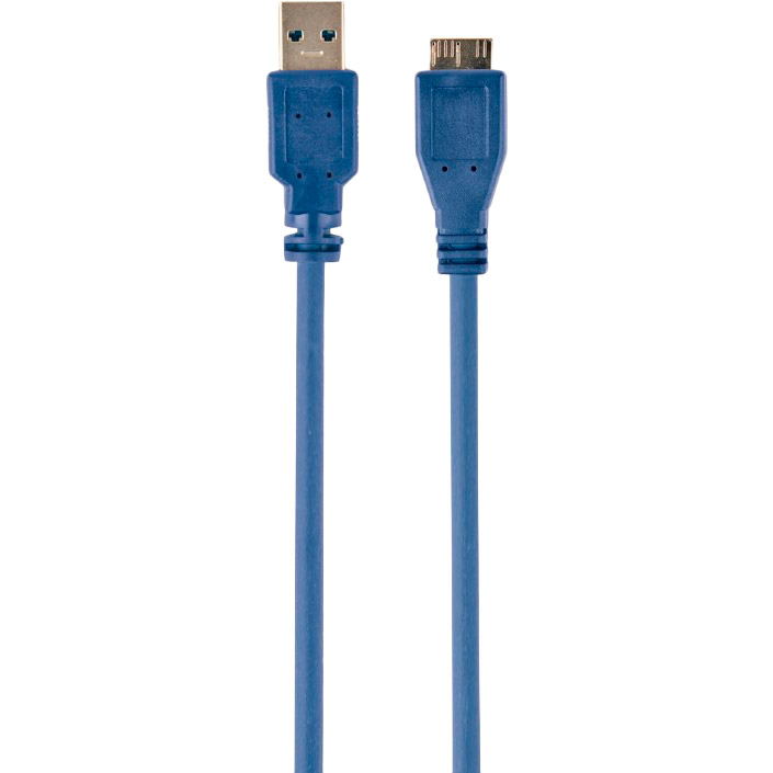 Кабель CABLEXPERT USB 3.0 - Micro-USB Type B Blue 0.5 м (CCP-mUSB3-AMBM-0.5M)