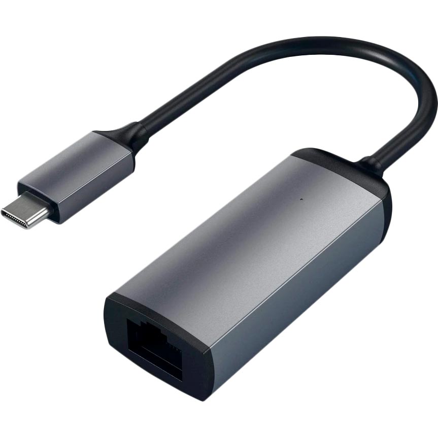 Переходник Satechi Type-C Ethernet Adapter Space Gray (ST-TCENM)