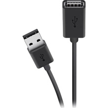 Кабель BELKIN USB 2.0 (AM/AF) EXT 3 м Black (F3U153BT3M)