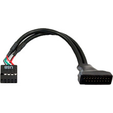 Адаптер CHIEFTEC 19PIN USB 3.0 - 9PIN USB2.0 0.1 м Black (Cable-USB3T2)