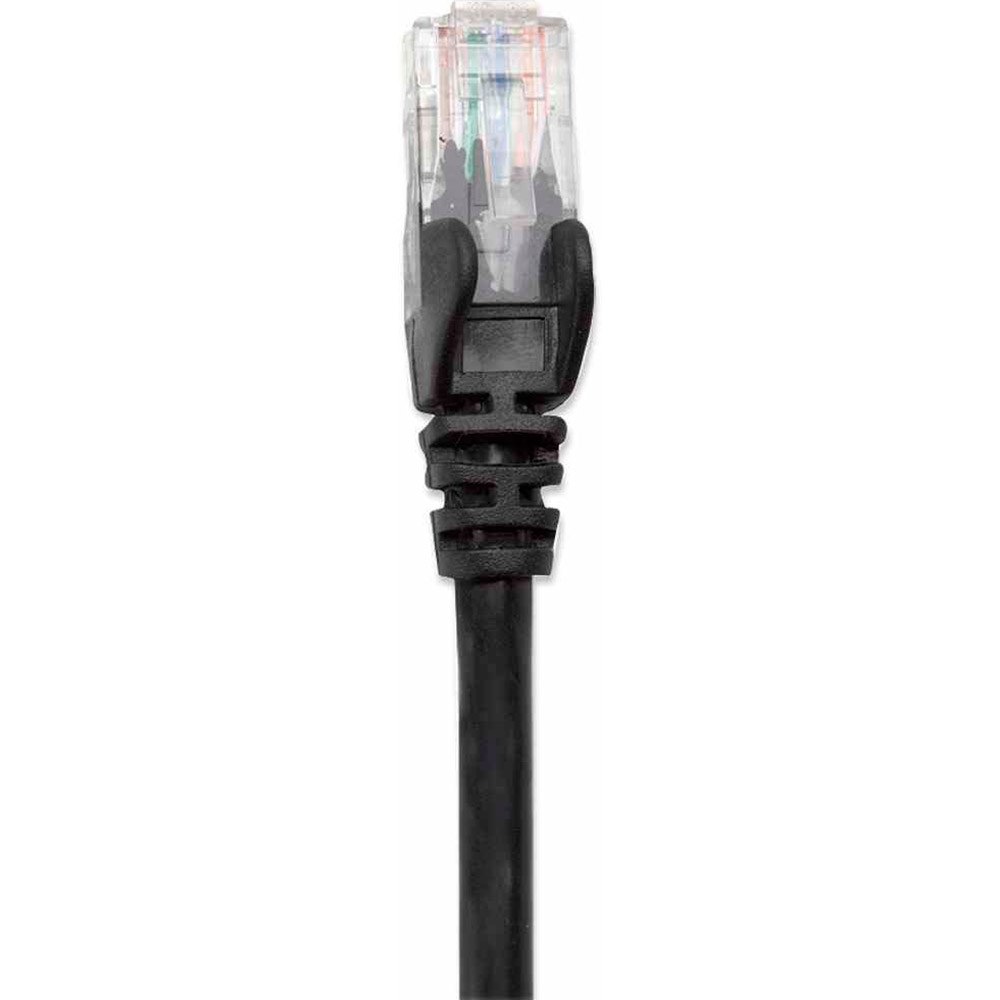 Патч-корд INTELLINET U/UTP Cat.5e 0.5 м Black (318143) Роз'єм 1 RJ45