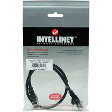 Патч-корд INTELLINET U/UTP Cat.5e 0.5 м Black (318143)