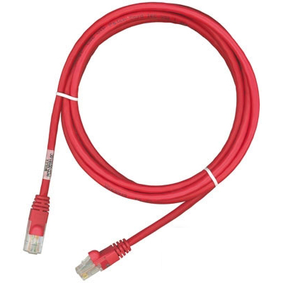 Кроссовый шнур Molex PC RJ45 568B UTP Power Cat5e Red 2m (PCD-01003-0C)