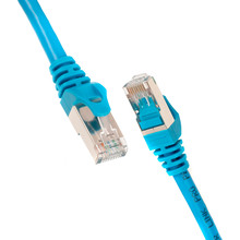 Патч-корд 2E Cat 6 S-FTP RJ45 4Х2 27AWG 7/0 14 Cu PVC 1 м Blue (2E-PC6SFTPCOP-100BL)