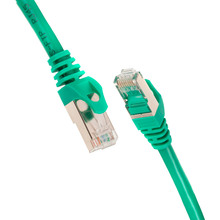 Патч-корд 2E Cat 6, S-FTP RJ45 4Х2 27AWG 7/0 14 Cu PVC 1 м Green (2E-PC6SFTPCOP-100GRN)