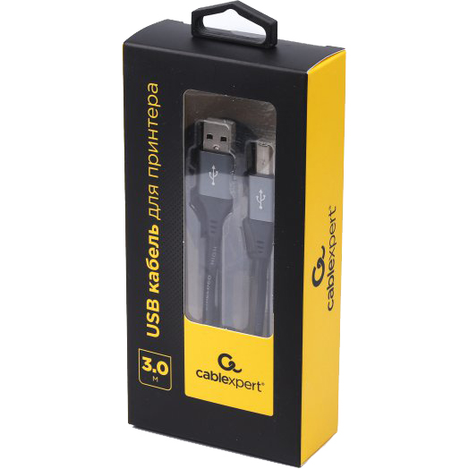 Кабель CABLEXPERT USB-A - USB-B 3 м (CCBP-USB2-AMBM-10) Вид кабель