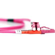 Патч-корд оптичний DIGITUS LC/UPC-LC/UPC 50/125 OM4 duplex 10m Purple (DK-2533-10-4)