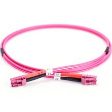 Патч-корд оптичний DIGITUS LC/UPC-LC/UPC 50/125 OM4 duplex 10m Purple (DK-2533-10-4)