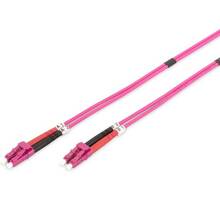 Патч-корд оптический DIGITUS LC/UPC-LC/UPC 50/125 OM4 duplex 10m Purple (DK-2533-10-4)