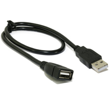 Подовжувач EXTRADIGITAL USB 2.0 AF/AM 0.5 m black (KBU1618)