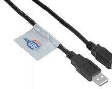 Кабель HAMA 29341 USB 2.0 Aplug-Bplug 3м