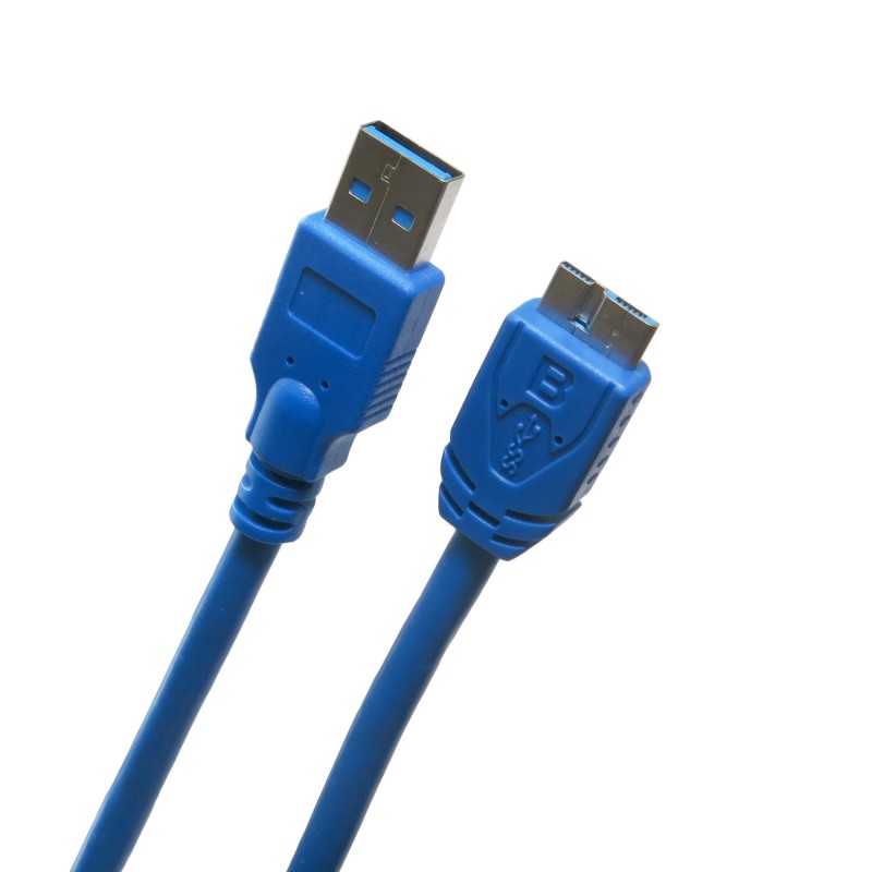 Кабель EXTRADIGITAL USB 3.0 AM / micro USB-B 0.5 m blue (KBU1625) Вид кабель