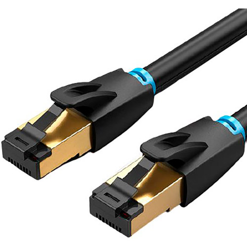 

Патч-корд Vention CAT8 SSTP Ethernet 2 м Black (IKABH), Патч-корд CAT 8 SFTP Ethernet, 2 m, Black (IKABH)
