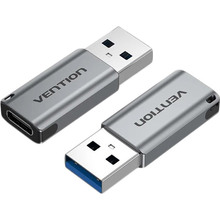 Перехідник VENTION USB 3.0 Male - USB-C Female Grey (CDPH0)