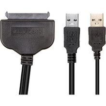 Адаптер POWERPLANT 2xUSB 3.0 - SATA III 15 см (CA913138)