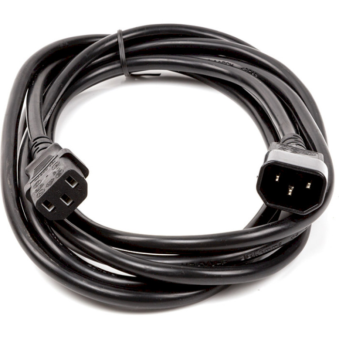 Кабель POWERPLANT IEC C13-C14, Cu 3x1.5мм2, 3 м (CC360376) Вид кабель