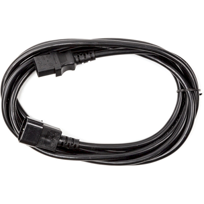 Кабель POWERPLANT IEC C13-C14, Cu 3x1.5мм2, 3 м (CC360376) Роз'єм 1 C13 (мама)