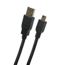 Кабель EXTRADIGITAL USB 2.0 AM / miniUSB-B 0.5m black (KBU1627)