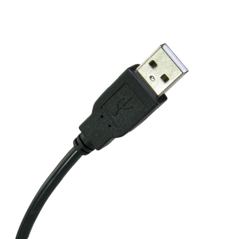 Кабель EXTRADIGITAL USB 2.0 AM / miniUSB-B 0.5m black (KBU1627) Разъем 2 USB mini тип B (папа)